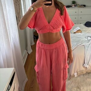 Aerie Pink Cargo Set